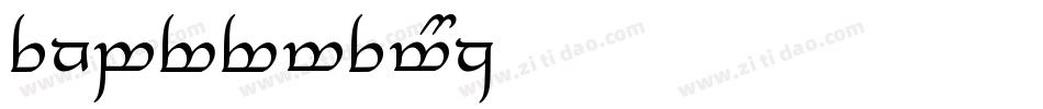 TengwarParmaiteAlt-YzKO字体转换