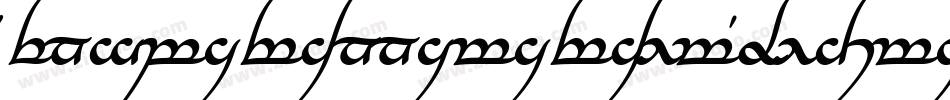 TengwarAnnatarAltBoldItalic-YzDo字体转换 TengwarAnnatarAltBoldItalic-YzDo字体转换