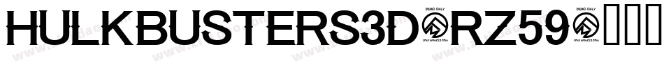 Hulkbusters3D-rZ59字体转换