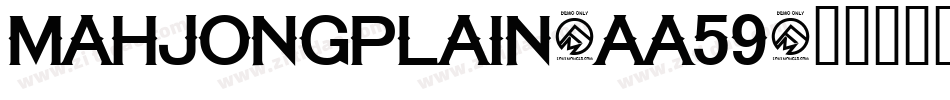 MahjongPlain-aa59字体转换