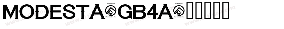 Modesta-GB4a字体转换 Modesta-GB4a字体转换