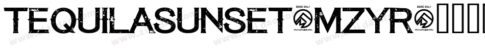 TequilaSunset-MzYr字体转换