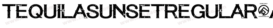 TequilasunsetRegular-AlZD字体转换
