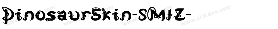 DinosaurSkin-8MlZ字体转换