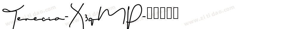 Terecia-X3qMP字体转换