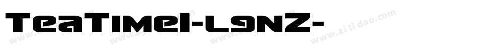 TeaTimeI-l9nZ字体转换