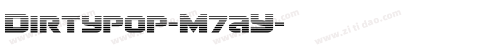 Dirtypop-M7aY字体转换