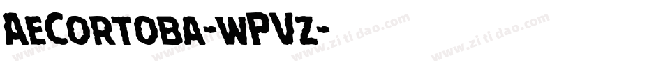AeCortoba-wPVz字体转换 AeCortoba-wPVz字体转换
