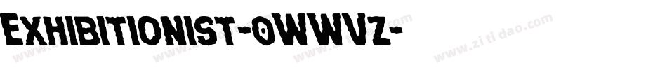 Exhibitionist-0WWVz字体转换