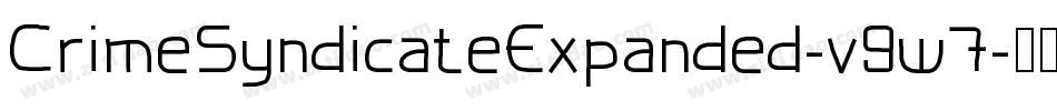 CrimeSyndicateExpanded-v9w7字体转换