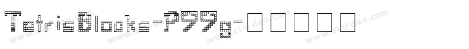 TetrisBlocks-P99g字体转换