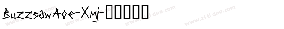 BuzzsawAoe-Xmj字体转换