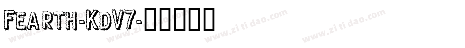 Fearth-KdV7字体转换
