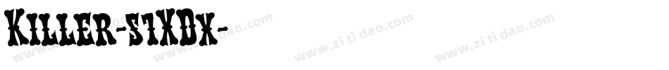 Killer-51XDx字体转换