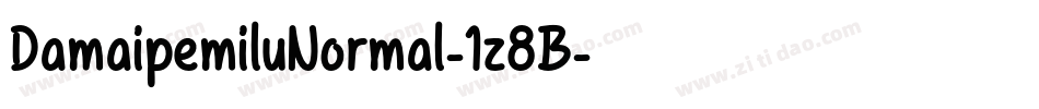 DamaipemiluNormal-1z8B字体转换