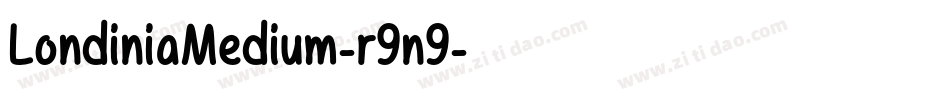 LondiniaMedium-r9n9字体转换
