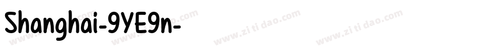 Shanghai-9YE9n字体转换