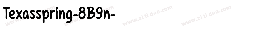 Texasspring-8B9n字体转换
