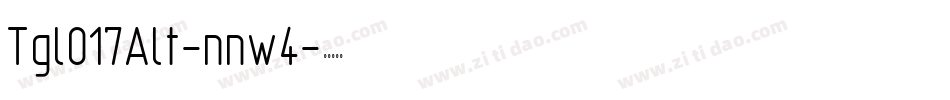 Tgl017Alt-nnw4字体转换