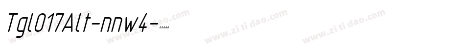 Tgl017Alt-nnw4字体转换