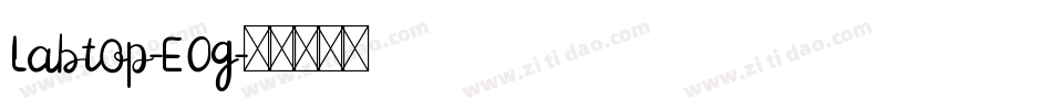 Labtop-EOg字体转换
