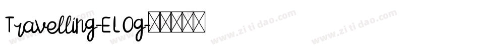 Travelling-ELOg字体转换