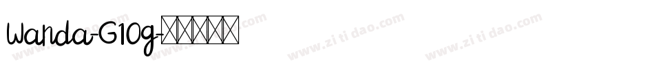 Wanda-G1Og字体转换