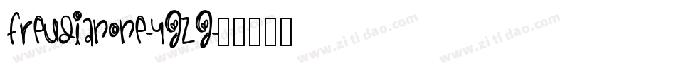 Freudianone-YjZj字体转换