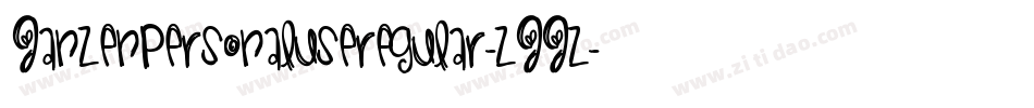 Janzenpersonaluseregular-ZjJz字体转换 Janzenpersonaluseregular-ZjJz字体转换