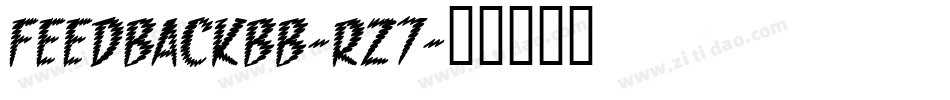 FeedbackBb-rZ7字体转换