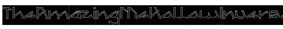 TheAmazingMeHollowInverse-K7ddD字体转换 TheAmazingMeHollowInverse-K7ddD字体转换
