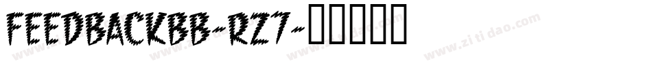 FeedbackBb-rZ7字体转换