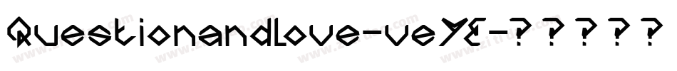 Questionandlove-veYE字体转换