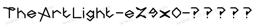 TheArtLight-eZ9xO字体转换