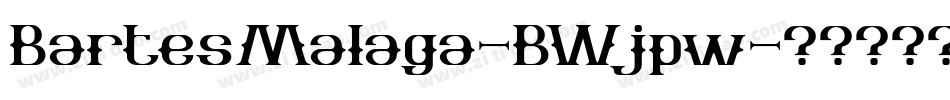 BartesMalaga-BWjpw字体转换