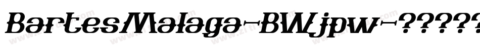 BartesMalaga-BWjpw字体转换