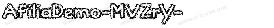 AfiliaDemo-MVZrY字体转换