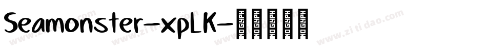 Seamonster-xpLK字体转换