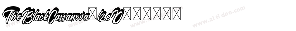 TheBlackCassanova-l2eD字体转换
