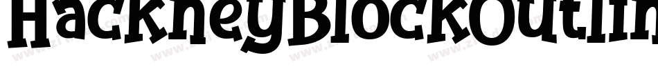 HackneyBlockOutline-B9Gw字体转换