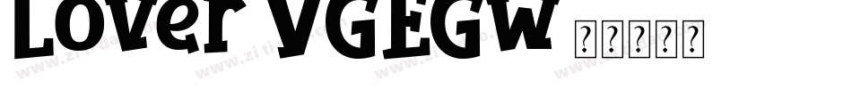 Lover-VGEGw字体转换