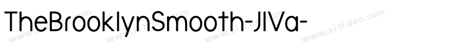 TheBrooklynSmooth-JlVa字体转换