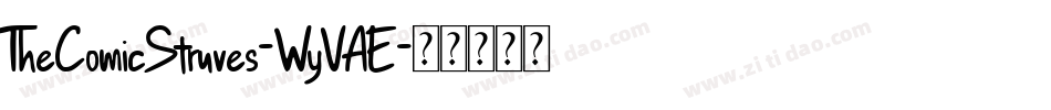 TheComicStruves-WyVAE字体转换