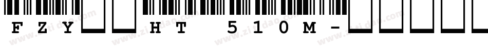 FZYouHT_510M字体转换