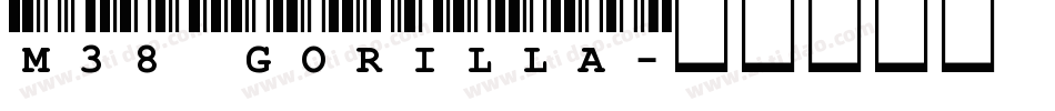 M38_GORILLA字体转换