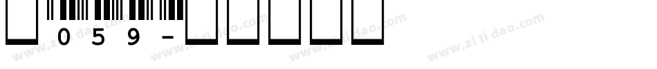 f059字体转换
