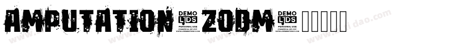 Amputation-ZoDm字体转换