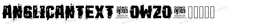 Anglicantext-owZo字体转换
