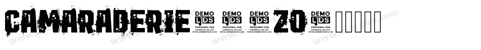 Camaraderie-05zo字体转换