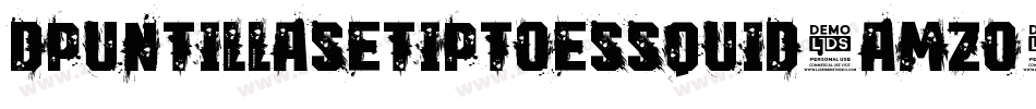 DPuntillasETiptoesSquid-aMZo字体转换